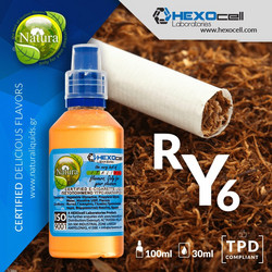 Natura RY6 Tobacco Hypermix Ultra 6ml/60ml Flavorshot Καπνική
