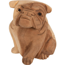 ΕΠΙΤΡΑΠΕΖΙΟ ΔΙΑΚΟΣΜΗΤΙΚΟ DOZER BULLDOG ΞΥΛΟ SUAR ΣΕ ΦΥΣΙΚΟ ΧΡΩΜΑ HM7923 9x8x12Y εκ c466704