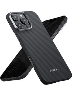 Θήκη Pitaka Aramid MagEZ 4 Magsafe 1500D 1.05mm CARBON FIBER για Apple iPhone 16 PRO MAX 6.9 2024 - ΜΑΥΡΟ/ΓΚΡΙ Twill - KI1601PMA