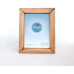 ΚΟΡΝΙΖΑ ΞΥΛΙΝΗ 15X20 PLAIN SLIM-ALMOND WOOD-KORRESCRAFT- 251-103-03