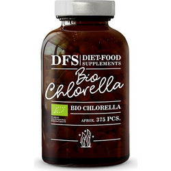Diet Food Bio Chlorella Πεπτικό Βοήθημα 375 Ταμπλέτες