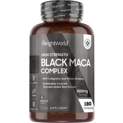 WeightWorld Black Maca Complex 5000mg 180 Κάψουλες