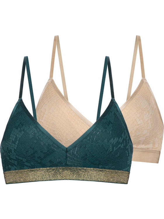 Dorina Vera Bralette χωρίς Μπανέλα Κυπαρισσί Μπεζ FXBR0023ME028-2X0403