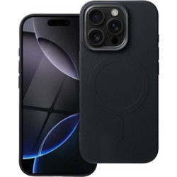 Is Tpu Silicone Mag Iphone 16 Pro (Big HOLE) Black Backcover - (SILMAGIP16PRB)