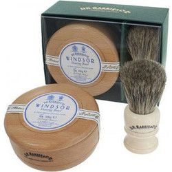 Dr Harris Windsor Shaving Soap in Bowl + Shaving Brush