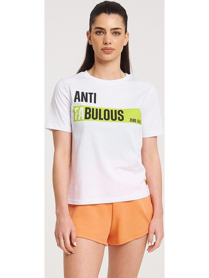 Zero Level Aiko Γυναικείο T-shirt Λευκό (003-100115WH)