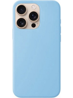 Θήκη Rubber Ενισχυμένης Σιλικόνης για iPhone 16 Pro Sky Blue