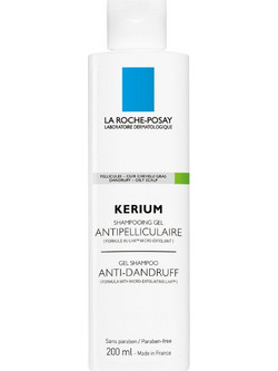 La Roche-Posay Kerium Gel Grass Σαμπουάν κατά της Πιτυρίδας για Λιπαρά Μαλλιά 200ml