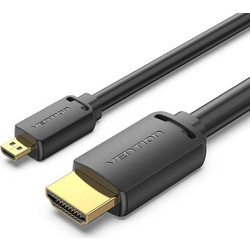 Vention Καλώδιο HDMI Male 2.0 HDMI Male to Micro HDMI Male 3m Black AGIBI