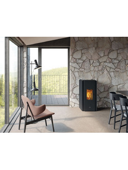 Edilkamin EK63 Zone 80 Σόμπα Pellet 7.6kW