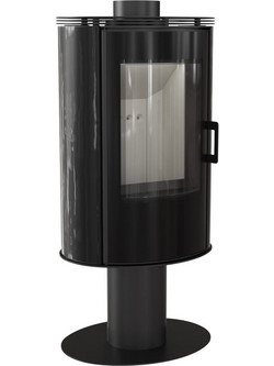 Kratki KOZA/AB/S/N/O/DR/GLASS/KAFEL/CZARNY Ατσάλινη Ξυλόσομπα 8kW
