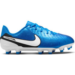 Nike Jr. Tiempo Legend 10 Academy FG/MG DV4348-400 Παιδικά Ποδοσφαιρικά Παπούτσια με Τάπες Μπλε Λευκά