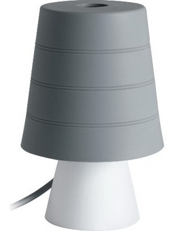 Φωτιστικό γραφείου σιλικόνης γκρι 230V 1xE14 I-DRUM/L1 GRI LUCE AMBIENTE DESIGN