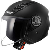 LS2 OF616 Airflow II Black Κράνος Μηχανής Jet 1500gr