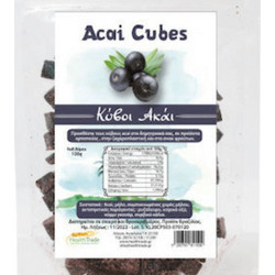 HealthTrade Βιολογικά Acai Berries Σε Κύβους Χωρίς Ζάχαρη 100gr