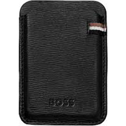Hugo Boss Iconic Card Holder Magnetic Mobile Black HLJ421A