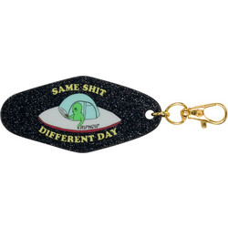 Rip N Dip Same Shit Different Day Keychain Μπρελόκ (RNDSPR24254) Μαύρο