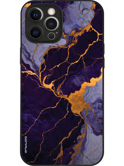 Sonique Marble Series Θήκη iPhone 12 Pro Max Purple