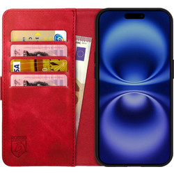 Θήκη Apple iPhone 16 Plus - Rosso Element PU Πορτοφόλι - Red (8719246453892)
