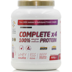 S-C-Nutrition CompleteX4 100% Isolated & Hydrolyzed Cookies & Cream Πρωτεΐνη Γράμμωσης 920gr