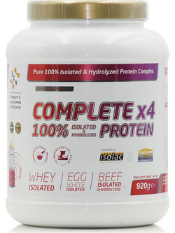 S-C-Nutrition CompleteX4 100% Isolated & Hydrolyzed Cookies & Cream Πρωτεΐνη Γράμμωσης 920gr