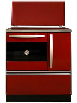MBS thermo Royal 720 Left Ατσάλινη Ξυλόσομπα Καλοριφέρ με Φούρνο 11kW