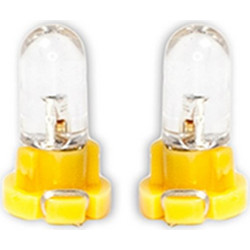 ΛΑΜΠΑΚΙΑ LED T3 12V LED 6.000K ΚΙΤΡΙΝΟ ΦΩΣ 8mm DGA - 2ΤΕΜ