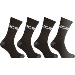 JCB JCB000060 Workwear Γκρί Κάλτσες Εργασίας Ανδρικές 4 Ζεύγη 39-46