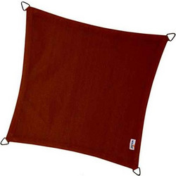 Τετράγωνο Πανί Σκίασης 5x5m 285gsm Κεραμιδί Coolfit