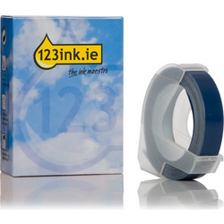 Dymo S0898140 λευκό σε μπλε ανάγλυφη ταινία, 9mm (123ink)