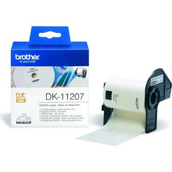 Αυτοκόλλητες Ετικέτες Brother DK-11207 CD/DVD 58mm x 58mm