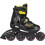 Playlife Joker Inline Αυξομειούμενα Rollers Παιδικά Μαύρα Κίτρινα 19.880263