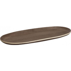 Πιατέλα Σερβιρίσματος AH-AX74172 31x15x1,5cm Walnut Andrea House Ξύλο