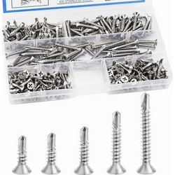 FAELNK self-tapping screws stainless steel 260pcs