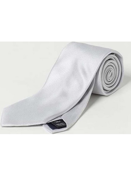 MICHAEL KORS SOLID TEXTURE TIE - ΓΡΑΒΑΤΑ ΜΕ ΜΙΚΡΟΣΧΕΔΙΑ ΣΕ ΓΚΡΙ ΧΡΩΜΑ