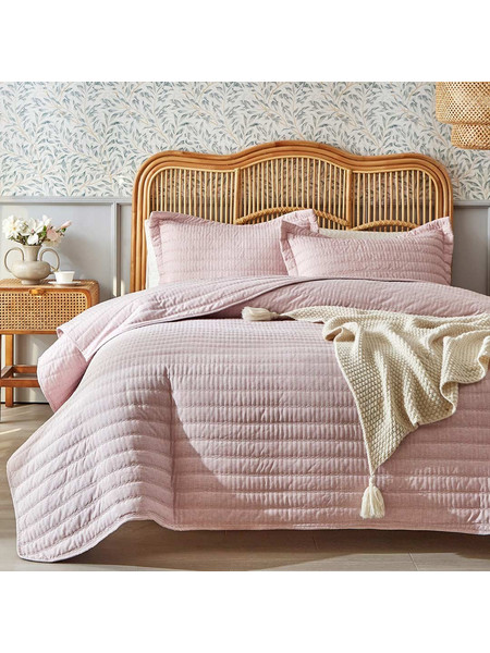 Κουβερλί Υπέρδιπλο (220x240) Liolios Home Da Capo Pink