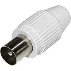 ΦΙΣ ΤΗΛΕΟΡΑΣΗΣ 9.5mm ΑΡΣΕΝΙΚΟ ΛΕΥΚΟ(COAXIAL)