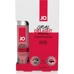 System Jo Strawberry Sensation Oral Delight Arousal Gel 30ml