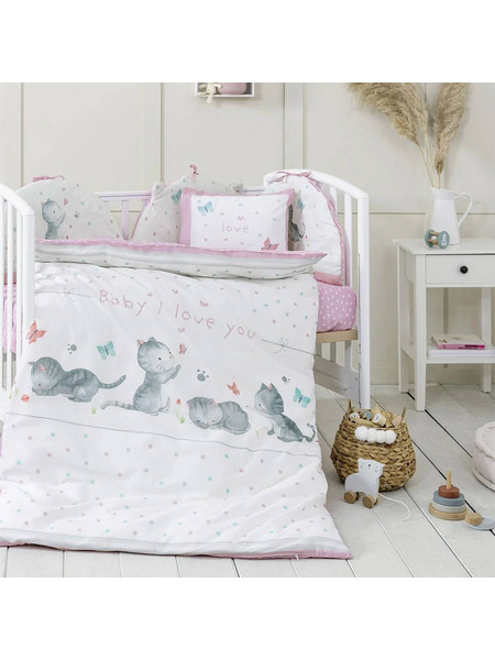 Κουβερλί κούνιας NIMA Magical Baby Love 100x140 34837 (34837)