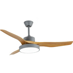 it-Lighting Nitinat 25W 3CCT LED Fan Light in Gray with Wooden Color (102000230)