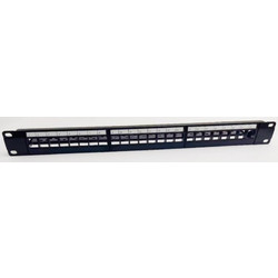 NG PATCH PANEL, 1U, 24 PORTS, KEYSTONE