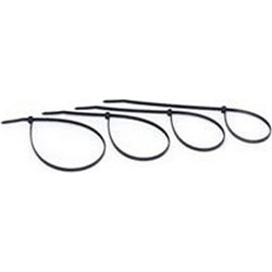 CT-290-48-B Cable ties black 29cm, 4.8mm width, 100pcs