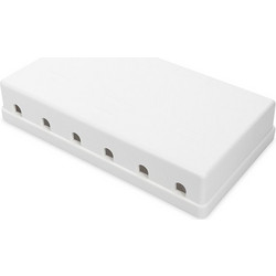 Digitus DN-93705 Surface mount box for keystone jacks, 6-port