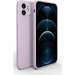 Bodycell Square Liquid Back Cover Light Violet (iPhone 12)