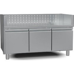 ΕΡΜΑΡΙΟ INOX BBQ TGH-B1-B8B-G ΜΕ ΠΟΡΤΕΣ - THERMOGATZ 09.313.001