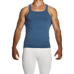 Modus Vivendi Ανδρικό Αμάνικο Bamboo Tank Top Μπλούζα - Indigo