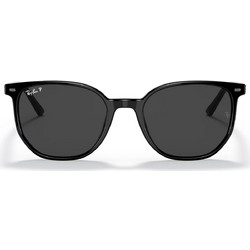 Ray-Ban RB2197 901/48 Ανδρικά Γυαλιά Ηλίου Οβάλ Κοκάλινα Μαύρα με Μαύρο Polarized Φακό