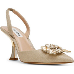 Steve Madden Neala Γόβες Slingback με Λεπτό Ψηλό Τακούνι Χρυσές SM11002578-387