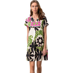 Vamp Mini Καθημερινό Φόρεμα Floral Μπεζ 18436