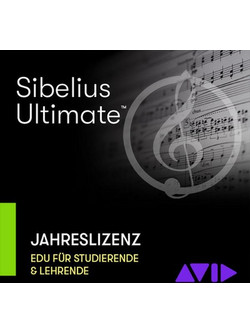 Avid Sibelius Ultimate Ann Subs EDU